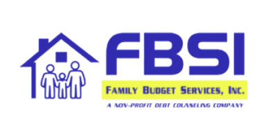 FBSI (Family Budget Services Inc.) logo with the tagline "A non-profit debt counseling company"